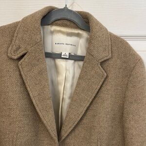 Banana Republic Tan Wool Coat